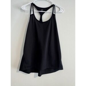 Champion Duo Dry Racerback Tank Top WomensM Black Mesh Breathable‎